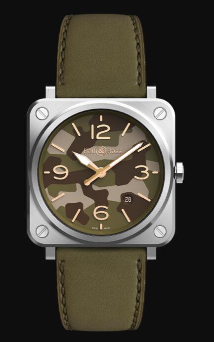 Bell & Ross BR S GREEN CAMO BRS-CK-ST/SCA Replica watch